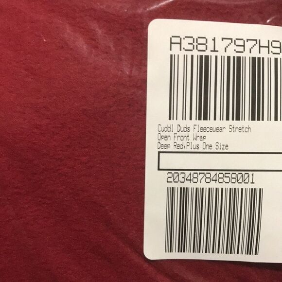 Cuddl Duds Fleecewear Stretch Open Front Wrap - Picture 6 of 7